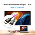 thumbnail image 4 of Cable adaptador de HDTV compatible con Micro HDMI 8K a compatible con HDMI Retorno de audio Ethernet 3D (1 m) Tmvgtek Componentes de Computadoras, 4 of 9