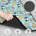 thumbnail image 3 of Naloa Dogs Car Foot Mat Set of 4 Pieces - Universal Floor Liner Neoprene Full Set Floor Mats for Cars Trucks SUV, 3 of 7