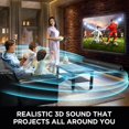 thumbnail image 4 of Assistrust Sound Bar for Smart TV, 80W Soundbar with Bluetooth/ARC/Opt/AUX Connect, Dynamic Volume Boost, 3 Equalizer Modes, 2 in 1 Detachable Soundb, 4 of 8