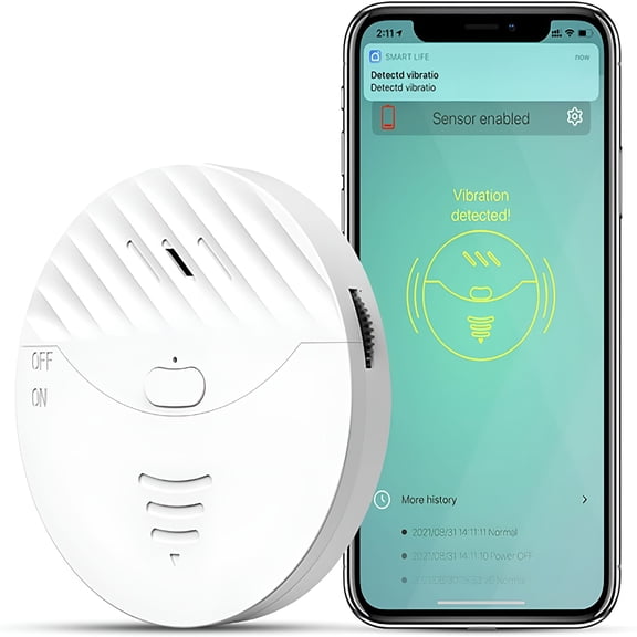 GJX Wifi Window Alarm with Vibration Sensor