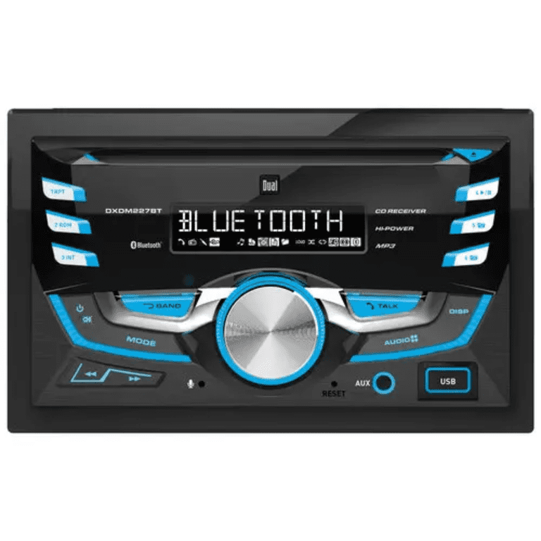 Dual DXDM227BT Double-DIN In-Dash CD Receiver with Bluetooth