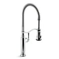 thumbnail image 6 of KOHLER Tournant Semi-Professional Pull-Down Kitchen Sink Faucet, Commercial Kitchen Faucet with Pull Down Sprayer, 77515-VS, Vibrant Stainless, 6 of 7