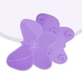 thumbnail image 5 of Unique Bargains Butterfly Makeup Brush Cleaning Mat 1 Pc Purple, 5 of 6