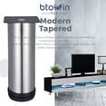 thumbnail image 7 of 4 Inch / 10cm Metal Furniture Legs, Btowin VCF 8Pcs Round Adjustable Stainless Steel Furniture Feet DIY Replacement Support Leg for Table Cabinet Kitchen TV Stand Desk, 7 of 7