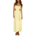 thumbnail image 1 of Honganda Robe Débardeur d'Été pour Femmes Sans Manches Couleur Unie Robe Trapèze Dos Croisé Longue Robe S/M/L/TG, 1 of 7