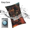 thumbnail image 6 of Salouo Dark Skull King Throne Pattern Pillow Cases,1PC Pillow Covers with Envelope Closure Decorative Pillow Case for Bed Couch,Pillows Not Included-20"x30", 6 of 6