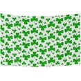 thumbnail image 5 of Coolnut St. Patrick's Day Clover Tapestry Washable Polyester Art Wall Hanging Blanket for Living Room Bedroom Dorm Party, 80 x 60 Inch Home Decor Gifts, 5 of 7