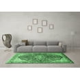 thumbnail image 3 of Ahgly Company Indoor Rectangle Medallion Emerald Green Traditional Area Rugs, 5' x 8', 3 of 4