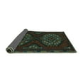 thumbnail image 2 of Ahgly Company Indoor Square Persian Turquoise Blue Traditional Area Rugs, 6' Square, 2 of 4