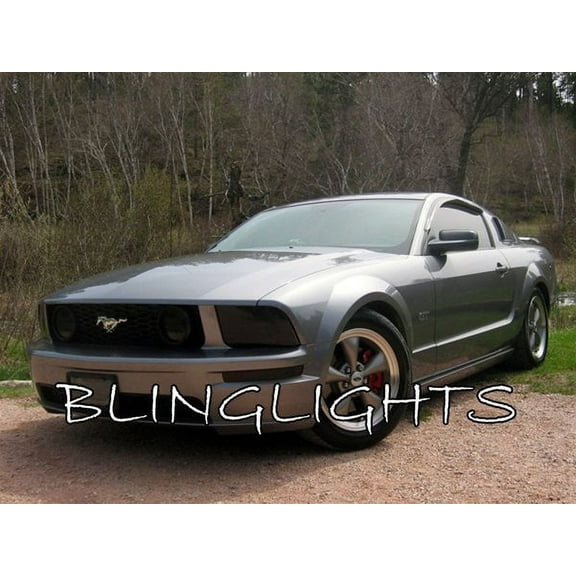 For Ford Mustang Tinted Smoked Protection Overlays for Headlamps Headlights Head Lamps Lights ALL YEARS