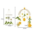 thumbnail image 6 of HUONA Baby Hand Woven Bed Bell Comforting Baby Pendant Toy for Nursery Family Office Car Shopping Center Type 2, 6 of 9