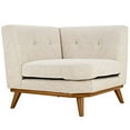 thumbnail image 4 of Modway Engage Upholstered Fabric Corner Chair in Beige, 4 of 4