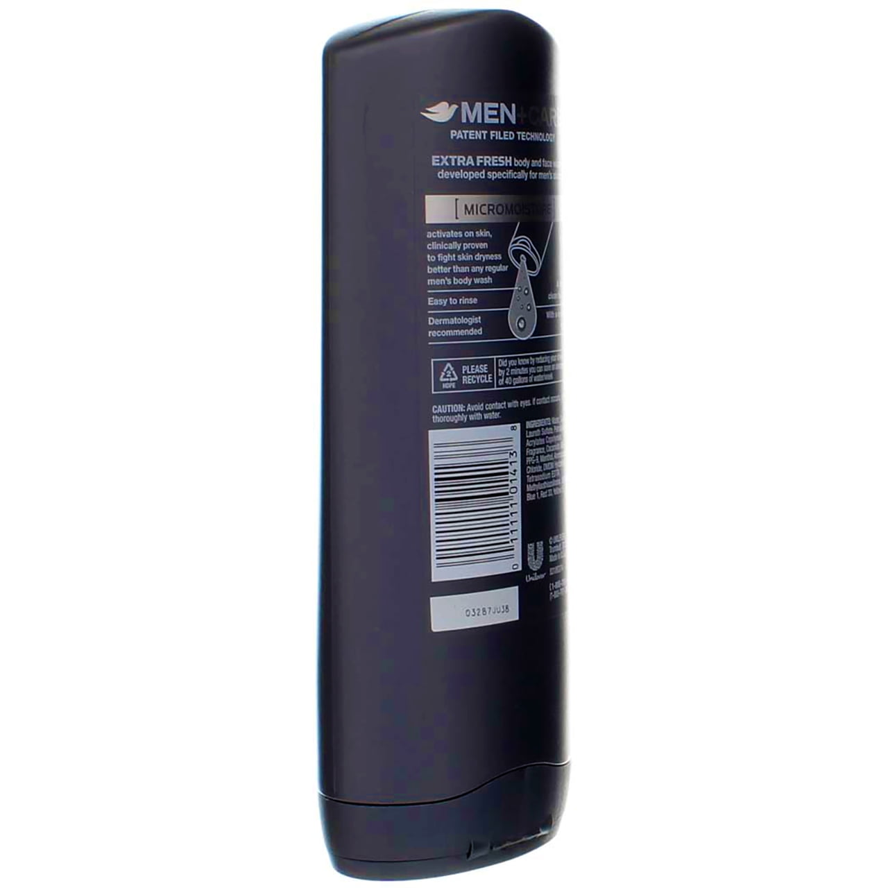 Dove Men + Care Body & Face Wash, Extra Fresh 13.50 oz (Pack of 3)