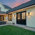 thumbnail image 5 of C Cattleya 2-Pack Outdoor Wall Lantern Sconce with Clear Seeded Glass, 5 of 7