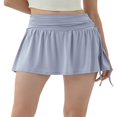 thumbnail image 1 of Jupes de Yoga pour Femmes à Double Couche Séchage Rapide Entraînement Physique Course Tennis, 1 of 7
