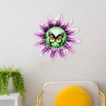 thumbnail image 4 of Adornos de estatuas de flores para colgar en la pared, decoración de jardín en 3D para dormitorio Púrpura, 4 of 9
