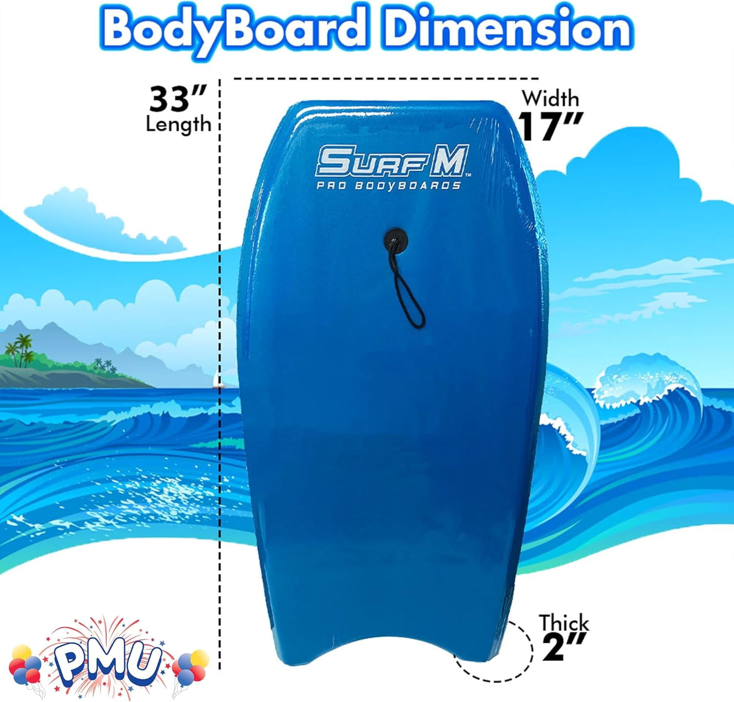 Boogie Board Kids Bodyboard 33 Inch/36 Inch/41 Inch Super Lightweight ...