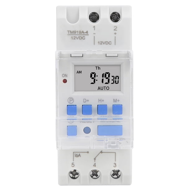 Temporizador De Encendido Y Apagado, Con Función De Cuenta Regresiva Control De Temporizador Duradero, Para -10-50 Grados Celsius Interruptor De Temporizador Programable Uso ANGGREK LCD Time Relay