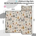 thumbnail image 5 of Beige Christmas Forest Animal Pattern Toddler Nap Mats for Kids Preschool,50"x20" Sleeping Mat Bag or Kids,Toddler Sleeping Bag,Toddler Nap Mat or Daycare, 5 of 6