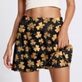 thumbnail image 7 of DHFJKG Womens Athletic Skorts For Running Tennis Clover Print Workout Mini Skirt With Built In Shorts Comfortable Activewear Versatile Skirt, 7 of 7