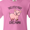 thumbnail image 4 of Inktastic This Little Piggy Loves Mama- cute Youth T-Shirt, 4 of 5