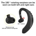 thumbnail image 6 of Wovilon Ear Hook Bluetooth Headset Wireless Business Single Earpiece Voice Answer In Ear Earbuds For Trucker Driving Running Large Battery Noise Cancelling Headphones, 6 of 9