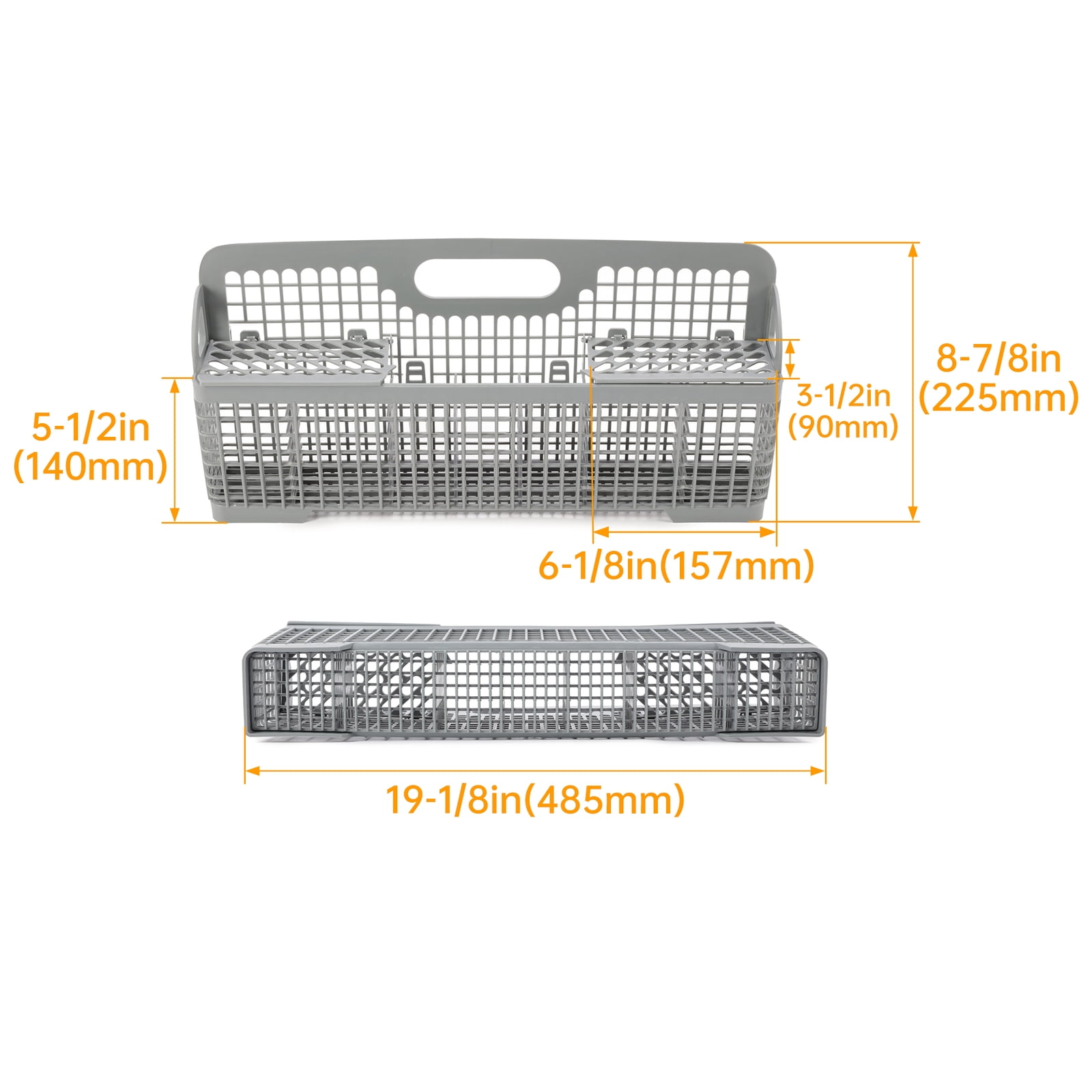 Dishwasher Silverware Basket Compatible with Whirlpool Kenmore  For 8531233 New