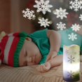 thumbnail image 2 of Proyector LED navideño, lámpara de proyección LED con copos de nieve blancos, proyector navideño para interiores, Pascua, fiestas de cumpleaños, lámpara de proyector impermeable para decoración navide, 2 of 5