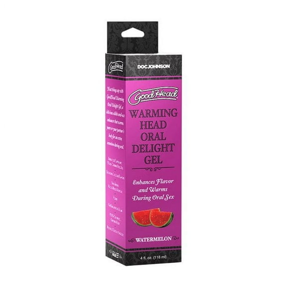 Doc Johnsons GoodHead Warming Head Delight Gel, Strawberry 4 oz