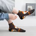 thumbnail image 5 of Goofa Fall Gnomes Pattern Non Slip Socks with Grips for Elderly, Crew Socks Yoga Hospital Socks Cushioned Sole Gripper Socks for Men Women, 5 of 5