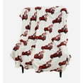 thumbnail image 6 of Serafina Home Valentine's Day Soft Throw Blanket: Love Gnome In Red Truck For Couch Sofa Chair Bed or Dorm, 6 of 6