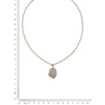 thumbnail image 4 of Time and Tru Goldtone Silvertone Reversible Pendant "Gemini" Necklace, 4 of 7
