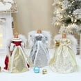 thumbnail image 3 of Adorno de árbol de Navidad Kearding de ángel navideño tradicional, 3 of 6
