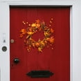 thumbnail image 2 of National Tree Artificial 20" Maple and Pumpkin Wreath, 2 of 2
