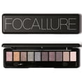thumbnail image 1 of FOCALLURE Nude 10-shade Eyeshadow Palette,Smooth Mineral Eyeshadow Pigment,Easy to Create Variety of Eye Shadow Look with Double Edge Brush,Long Lasting Professional Eyeshadow Makeup, 1 of 7