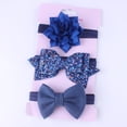 thumbnail image 1 of xiaxaixu 3PCS Baby Girls Sequins Bow Headband Flower Elastic Hairband One Size, 1 of 6