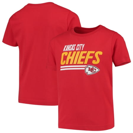 Youth Red Kansas City Chiefs Lined T-Shirt
