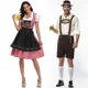 thumbnail image 2 of Vestido de Oktoberfest de Baviera para mujer, adulto, vestido de camarera, vestido de sirvienta, Dirndl, pantalones de cuero para hombre, traje de fiesta de carnaval de cerveza, vestido elegante, 2 of 5