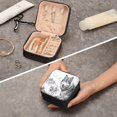 thumbnail image 7 of Cool Wolf Travel Jewelry Case, Portable Small Jewelry Box, Necklace Earrings Travel Jewelry PU Leather Box, Christmas Gift for Women Girl for Necklace Bracelet Earrings Rings, 7 of 7