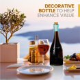 thumbnail image 4 of Botellas de vidrio BULK PARADISE, color azul surtido con corcho, 450 ml, paquete de 6, 4 of 6