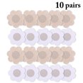 thumbnail image 2 of Nipple Sticker Solid Color 10 Pairs Mini Invisible Bra Nipple Cover Breast Cover, 2 of 8