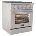 thumbnail image 3 of Kucht Professional 30" Stainless Steel Propane Gas Range with Knobs in Silver, 3 of 10
