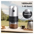 thumbnail image 2 of Portable Coffee Grinder Electric USB Rechargeable Home Outdoor Blender External Adjustable ,Easy to Operate, 2 of 7