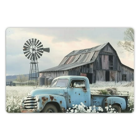 

Pratyus Tin Wall Art Decor for Home Bars Decor Bread Truck Theme Lightweight Vintage Decoration for House Cafe Kitchen Office Bar Restaurant 12x8Inches