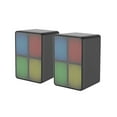 thumbnail image 2 of Light Emitting Computer Speaker USB Mobile Phone Laptop Desktop Mini Speaker Hifi Stereo Speaker with RGB Lights for PC Gaming Entertainment, Dimensions: 3.94×2.72×2.51 in, 2 of 6