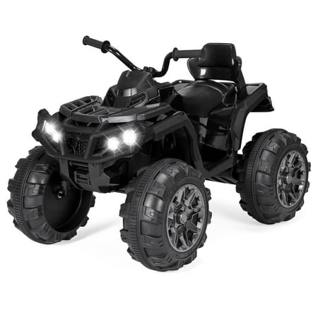 Best Choice Products 12V Kids Battery Powered Electric Rugged 4-Wheeler ATV Quad Ride-On Car Vehicle Toy w/ 3.7mph Max Speed, Reverse Function, Treaded Tires, LED Headlights, AUX Jack, Radio - (Best Choice Av Reviews)