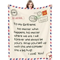 Gift for Husband Throw Blankets Anniversary Birthday for Husband from Wife, Romantic Fleece Blanket for Bed Couch，Soft Flannel Throw Blankets Gift for Him for Christmas Valentines