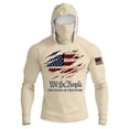thumbnail image 5 of Zimjoy UPF 50+ Long Sleeve Mens Sun Protection Shirts Fishing Hoodies for Men with Face Mask UV Rash Guard Shirts Beige S, 5 of 5