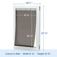 thumbnail image 6 of PetSafe Freedom Aluminum Door for Dogs & Cats, Medium, White, 6 of 9