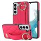 thumbnail image 1 of Funda de PU con anillo de cobertura total antideslizante para Samsung Galaxy S22 con pulsera, 1 of 5